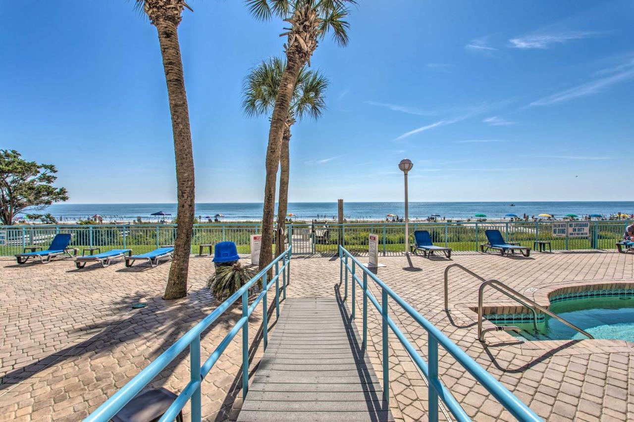 Beachy Condo With Pool Access And Steps To Boardwalk! Миртъл Бийч Екстериор снимка