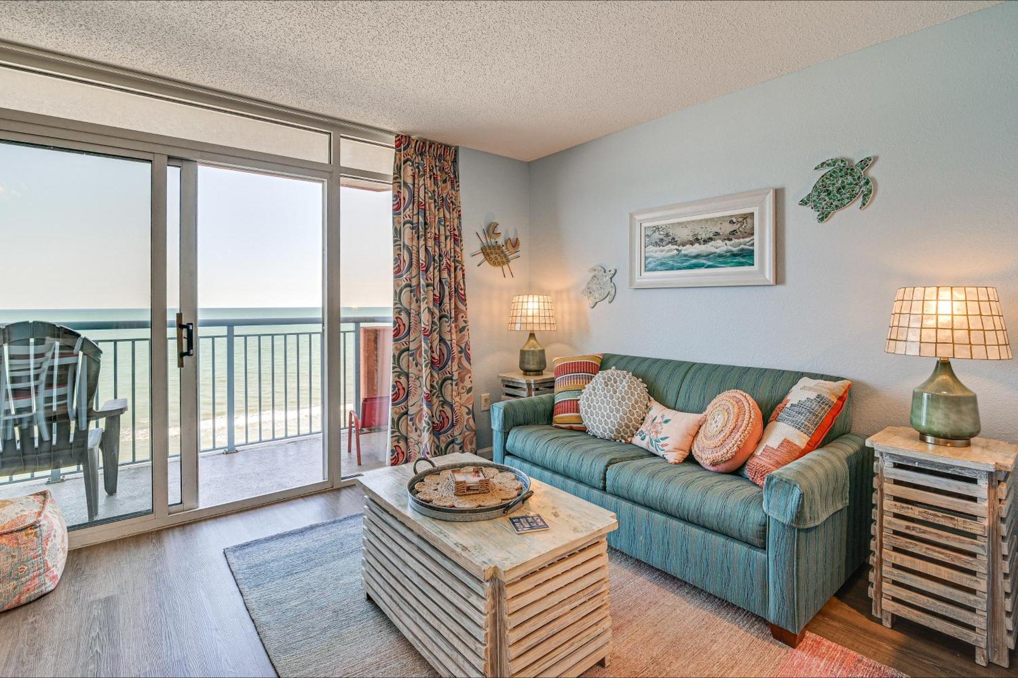 Beachy Condo With Pool Access And Steps To Boardwalk! Миртъл Бийч Екстериор снимка