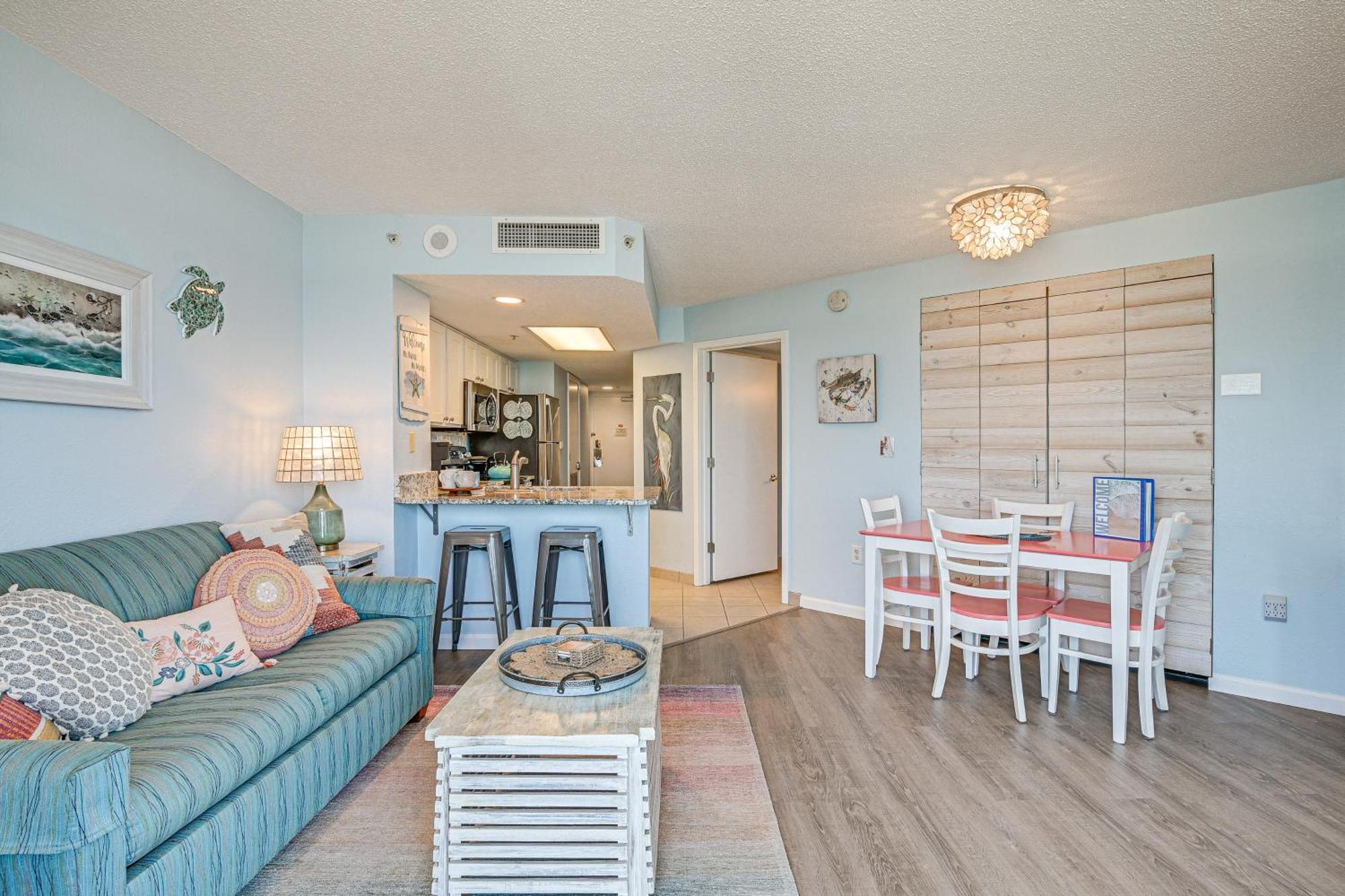 Beachy Condo With Pool Access And Steps To Boardwalk! Миртъл Бийч Екстериор снимка